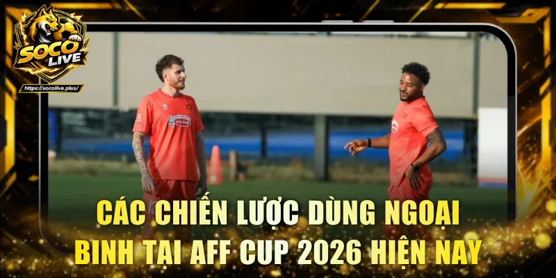 Các chiến lược dùng ngoại binh tại AFF Cup 2026 hiện nay