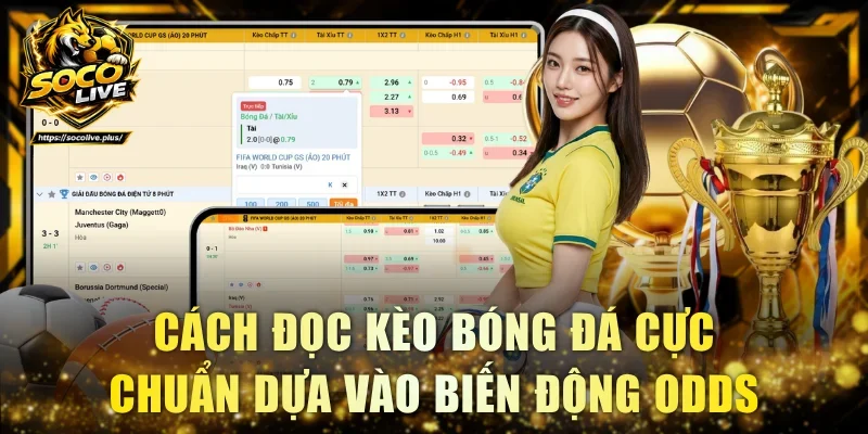 Cách đọc kèo bóng đá cực chuẩn dựa vào biến động Odds