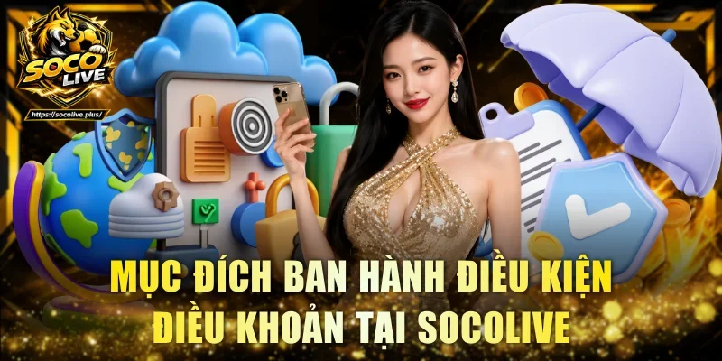 Nắm rõ mục đích ban hành điều kiện điều khoản tại Socolive