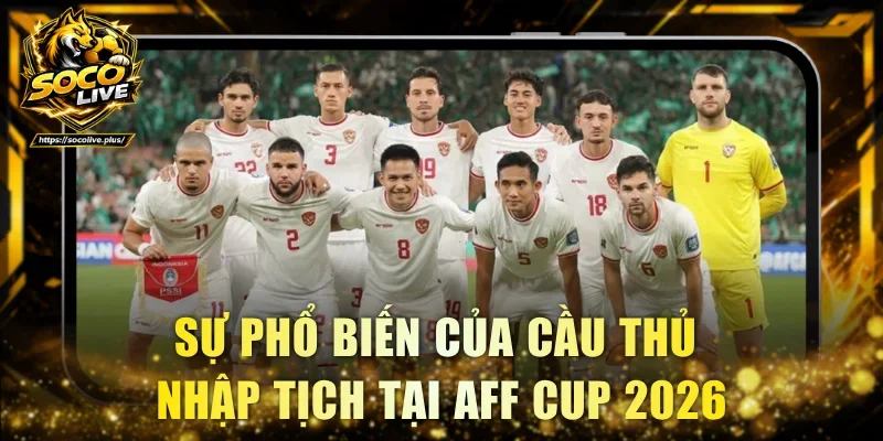 Sự phổ biến của cầu thủ nhập tịch tại AFF Cup 2026